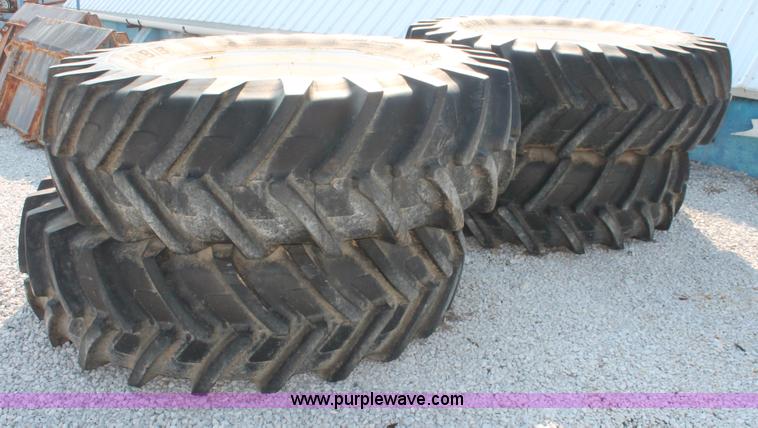image for item I7852 (4) Michelin Agribib 520/85R38 tires and wheels