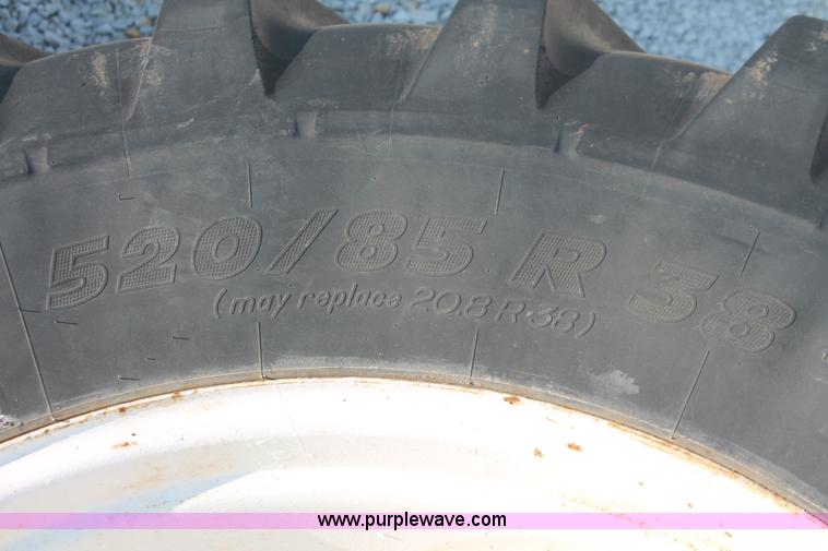 image for item I7852 (4) Michelin Agribib 520/85R38 tires and wheels