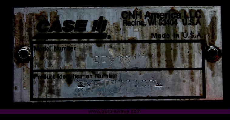 image for item I7882 2005 Case IH SPX3310 Patriot self-propelled sprayer