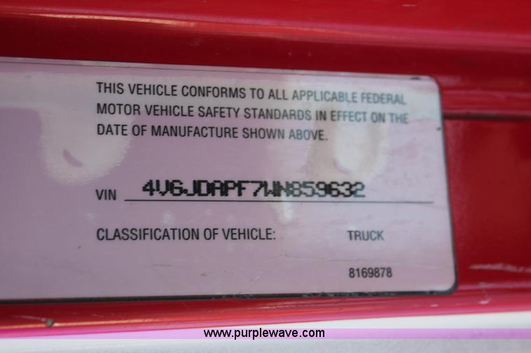 image for item I7884 1998 Volvo WG tender truck