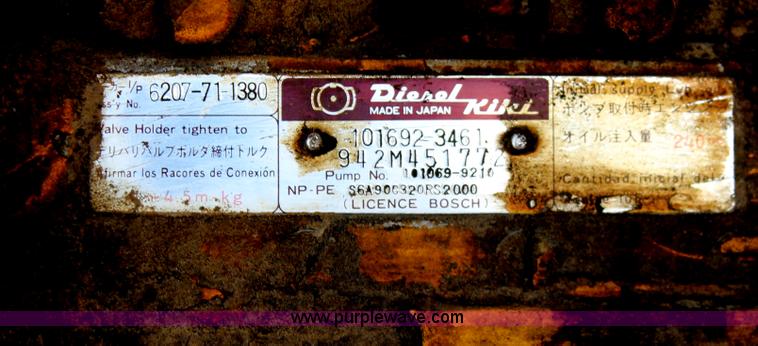 image for item I7890 Komatsu WA180 articulated loader