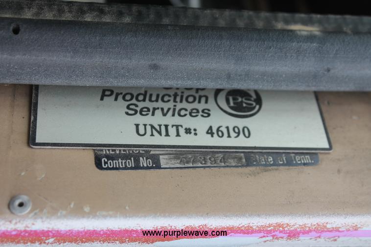 image for item I7895 1982 International Eagle cab over tri axle flatbed truck