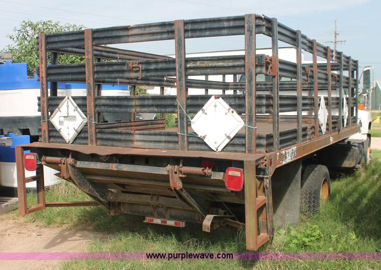 image for item I7912 1996 GMC TopKick C6000 stake bed truck