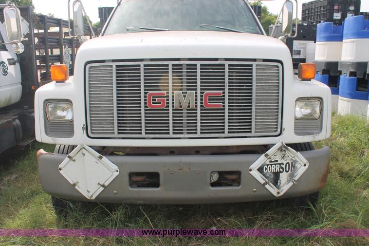 image for item I7912 1996 GMC TopKick C6000 stake bed truck