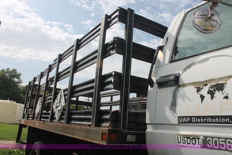 image for item I7912 1996 GMC TopKick C6000 stake bed truck