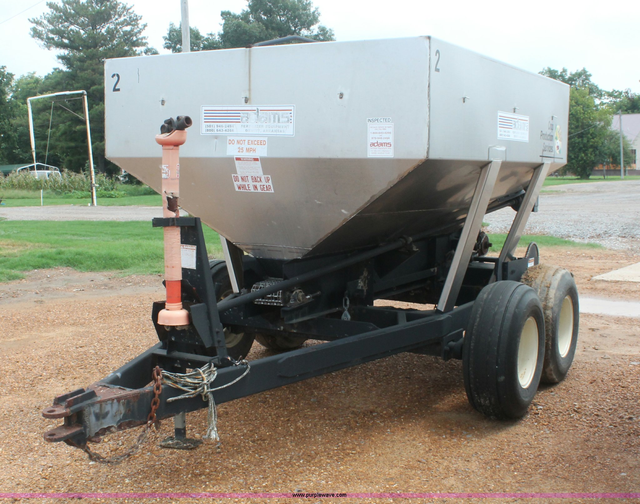 Adams 5 ton dry fertilizer spreader in Wynnburg, TN Item I7894 sold