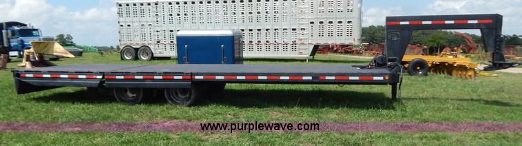 image for item G3348 1973 28' tilt deck trailer