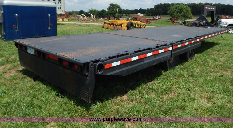 image for item G3348 1973 28' tilt deck trailer