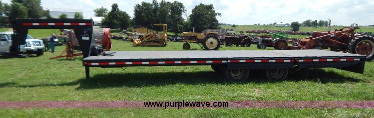 image for item G3348 1973 28' tilt deck trailer