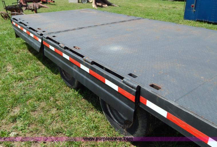 image for item G3348 1973 28' tilt deck trailer