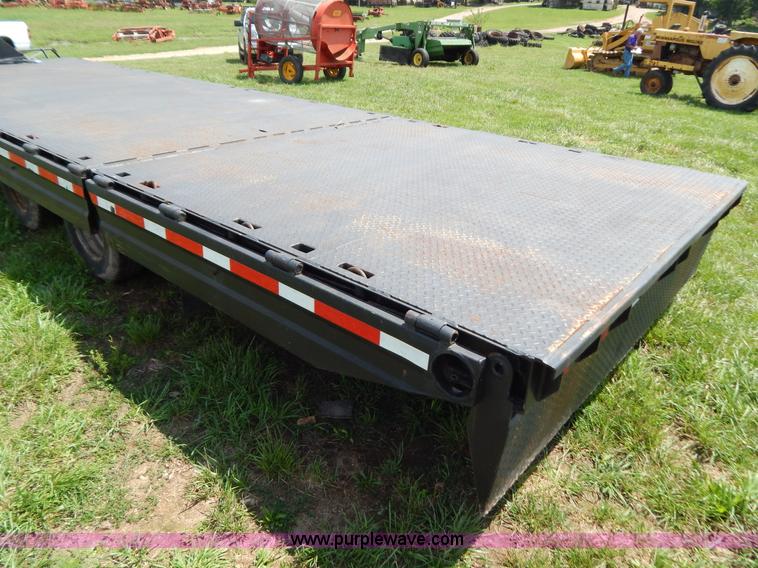 image for item G3348 1973 28' tilt deck trailer