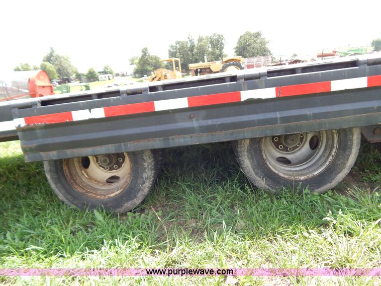 image for item G3348 1973 28' tilt deck trailer