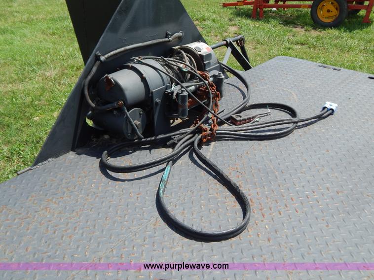 image for item G3348 1973 28' tilt deck trailer