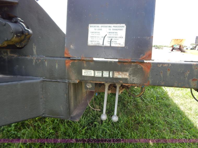 image for item G3348 1973 28' tilt deck trailer