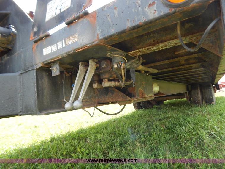 image for item G3348 1973 28' tilt deck trailer