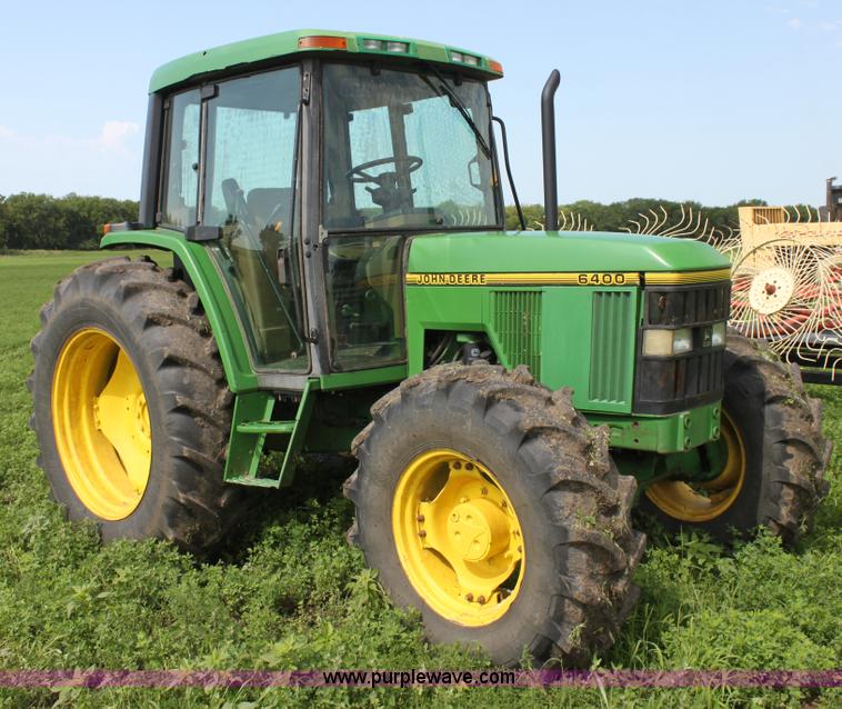 image for item G4056 1996 John Deere 6400 MFWD tractor