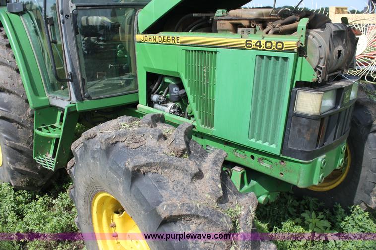 image for item G4056 1996 John Deere 6400 MFWD tractor