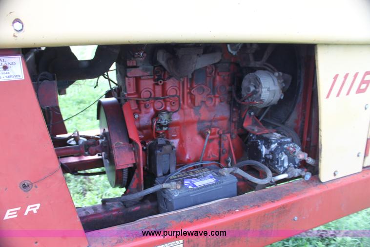 image for item G4058 1985 New Holland 1116 Speedrower self-propelled swather