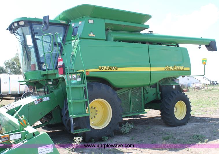 image for item G5802 2003 John Deere 9750 STS RWA combine