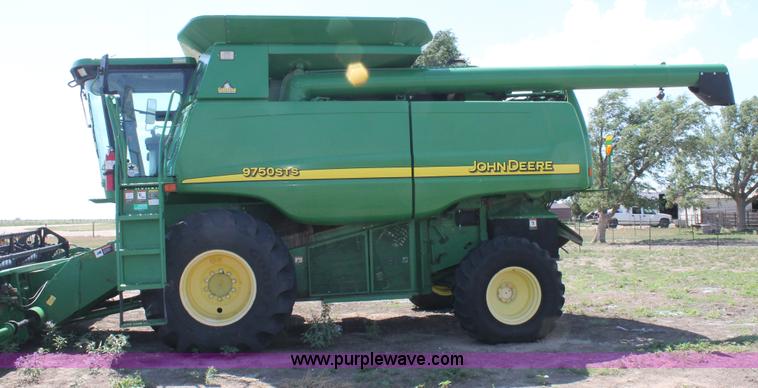 image for item G5802 2003 John Deere 9750 STS RWA combine