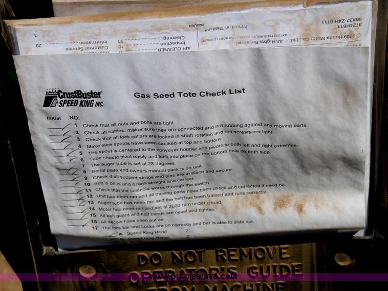 image for item G5804 CrustBuster two box seed tote