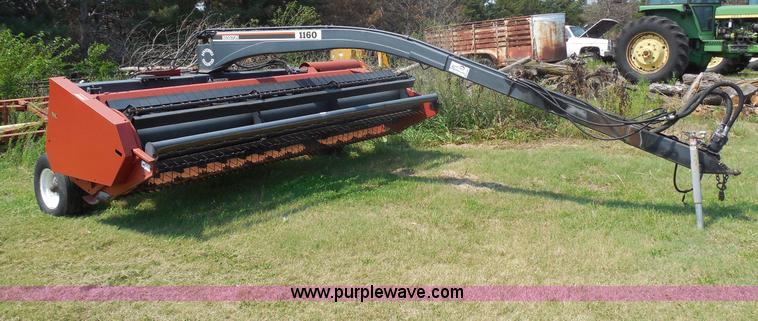 image for item H9807 1990 Hesston 1160 Hydro-Swing swather