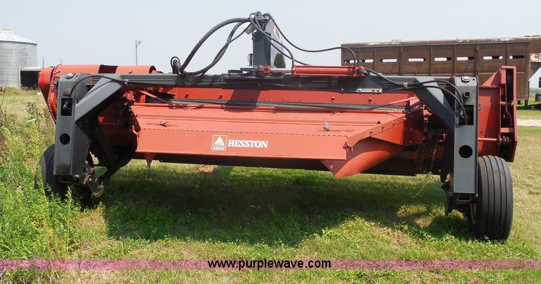 image for item H9807 1990 Hesston 1160 Hydro-Swing swather