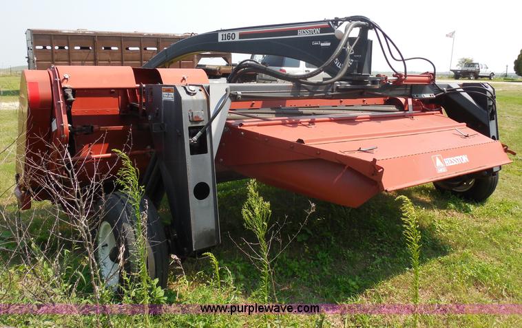 image for item H9807 1990 Hesston 1160 Hydro-Swing swather