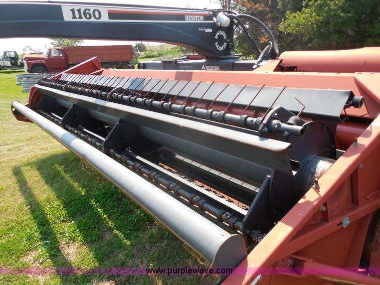 image for item H9807 1990 Hesston 1160 Hydro-Swing swather