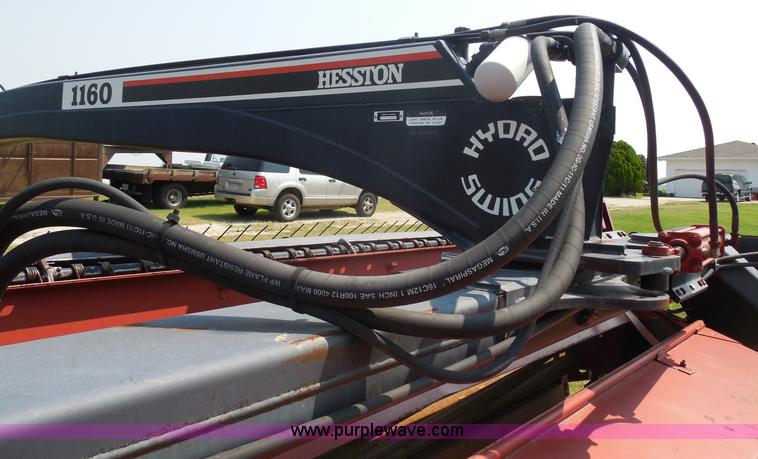 image for item H9807 1990 Hesston 1160 Hydro-Swing swather