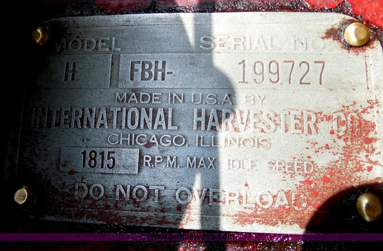 image for item H9840 Mccormick Farmall H tractor