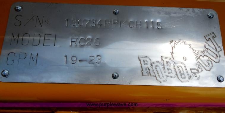 image for item H9860 Robo-Cut RC26 tree saw