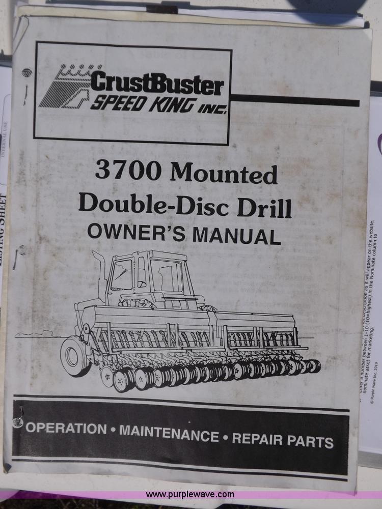 image for item I7645 CrustBuster DD34X10 3700 grain drill