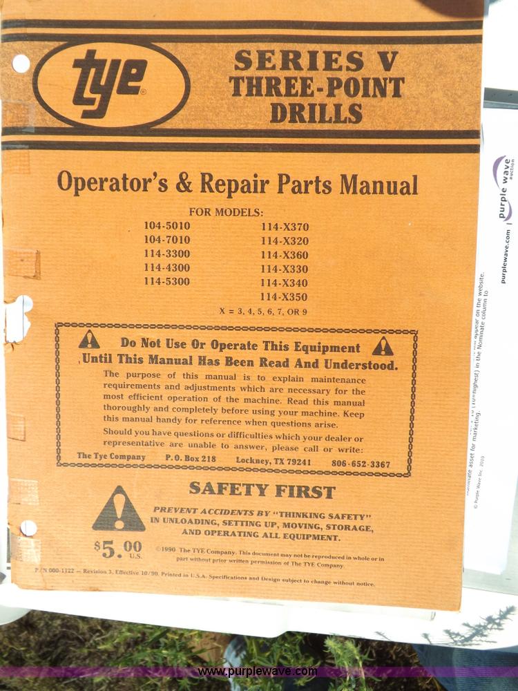 image for item I7646 Tye grain drill