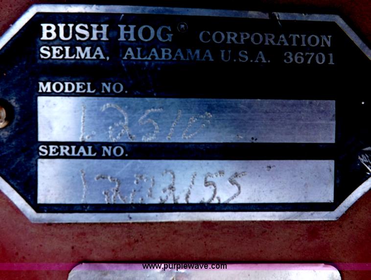 image for item I7647 Bush Hog 12510 rotary mower