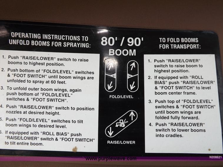 image for item I7683 1998 John Deere 4700 sprayer