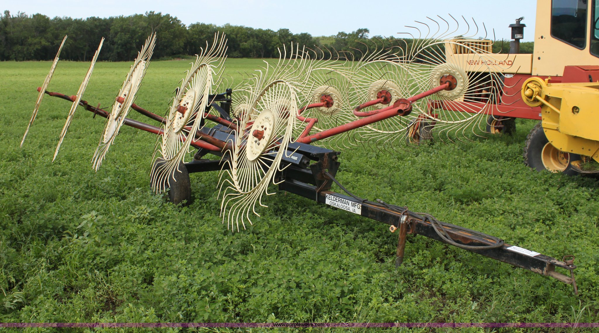 Kelderman MFG hay rake in Emporia, KS Item G4057 sold Purple Wave