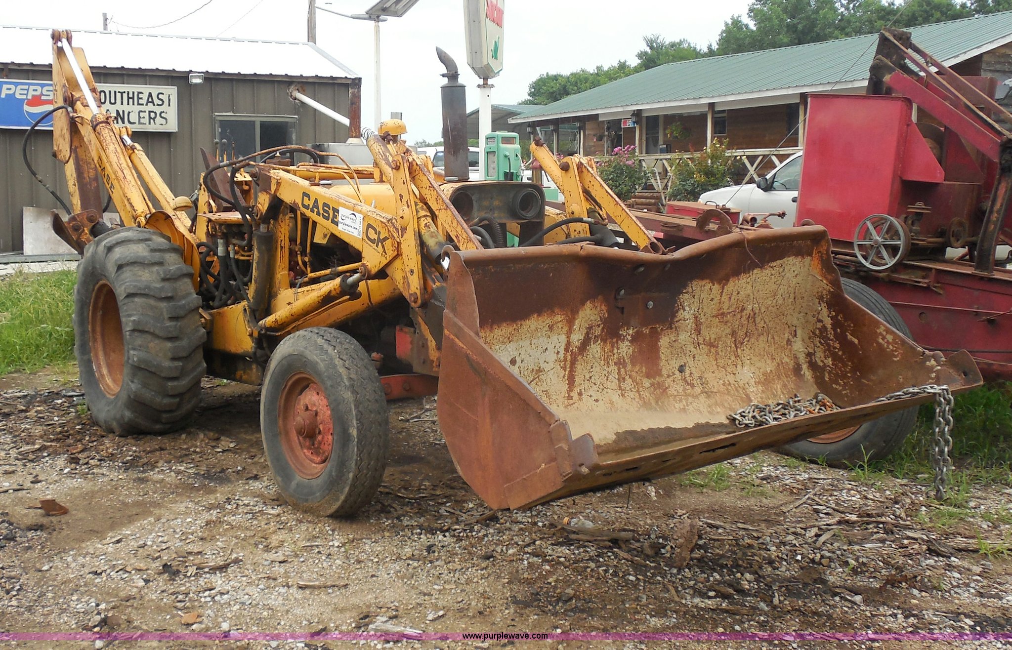 1967 Case 580 backhoe in Weir, KS Item H9837 sold Purple Wave