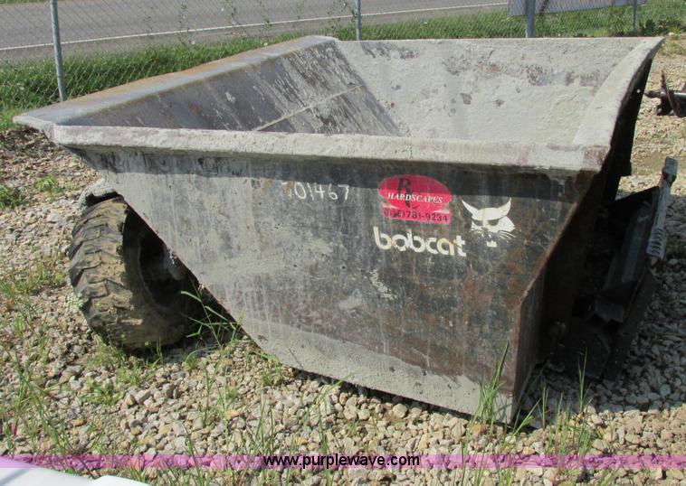 image for item AC9439 Skid steer hopper bucket with tires