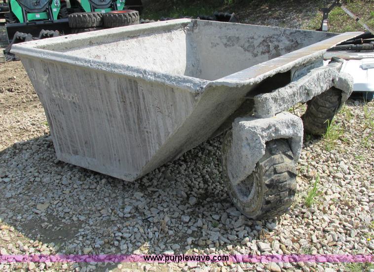 image for item AC9439 Skid steer hopper bucket with tires