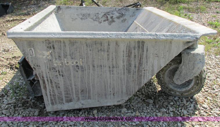 image for item AC9439 Skid steer hopper bucket with tires