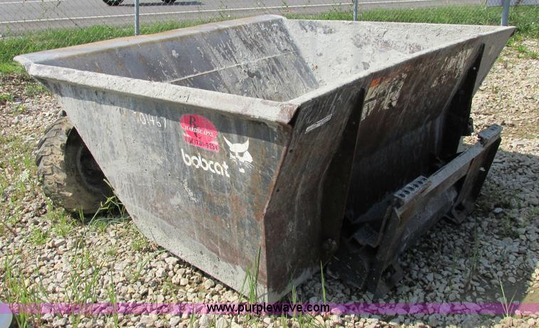 image for item AC9439 Skid steer hopper bucket with tires