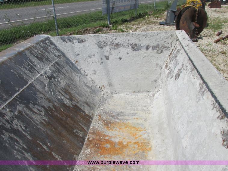 image for item AC9439 Skid steer hopper bucket with tires