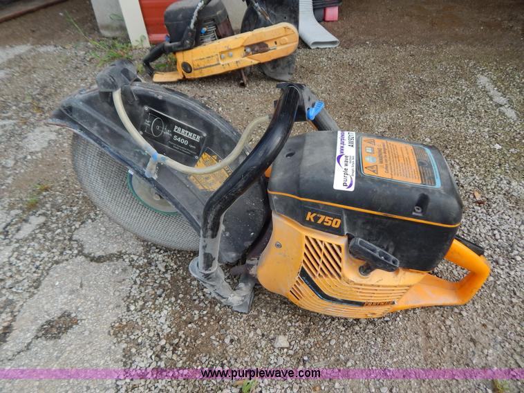 Partner K750 concrete saw in Nevada, MO | Item AW9217 sold | Purple Wave