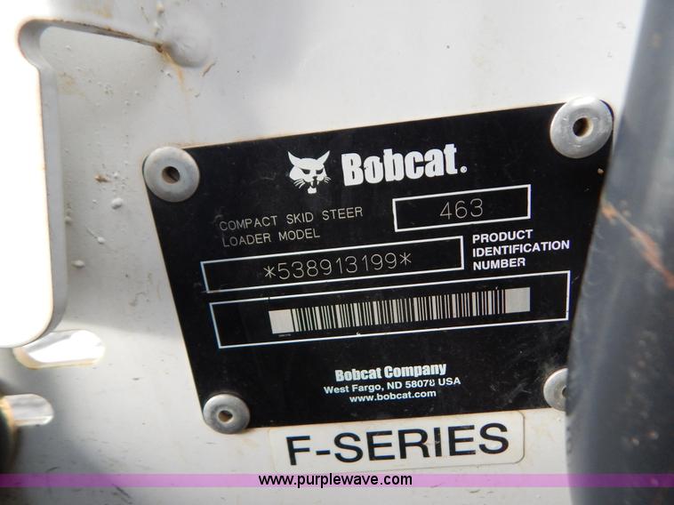 image for item AW9227 2006 Bobcat 463 skid steer