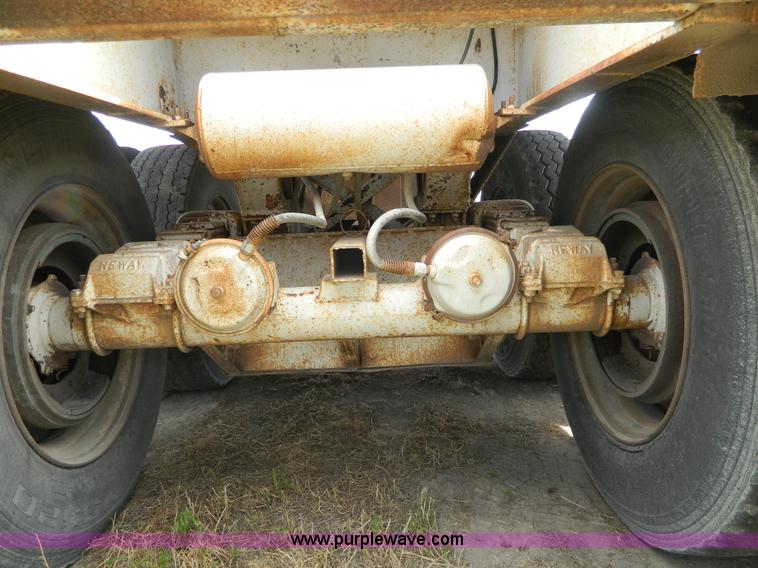 image for item D6014 1967 Beall double hopper belly dump trailer
