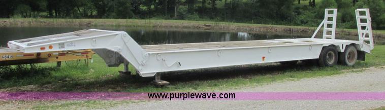 image for item E7292 1976 Load King mechanical fold down neck trailer