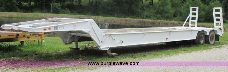 image for item E7292 1976 Load King mechanical fold down neck trailer