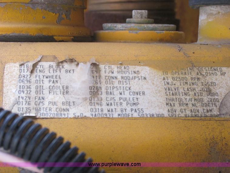 image for item E7305 1990 Vermeer CC135-84 rock/concrete saw