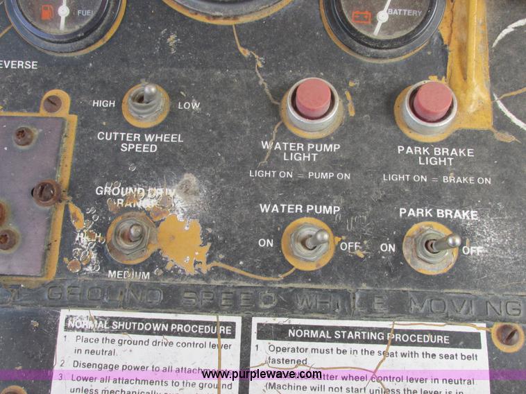 image for item E7305 1990 Vermeer CC135-84 rock/concrete saw